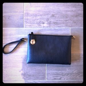 Elegant Vivi Navy Clutch